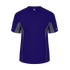 Badger Sport Drive Tee (414700-027005), Color 'Purple/Graphite'
